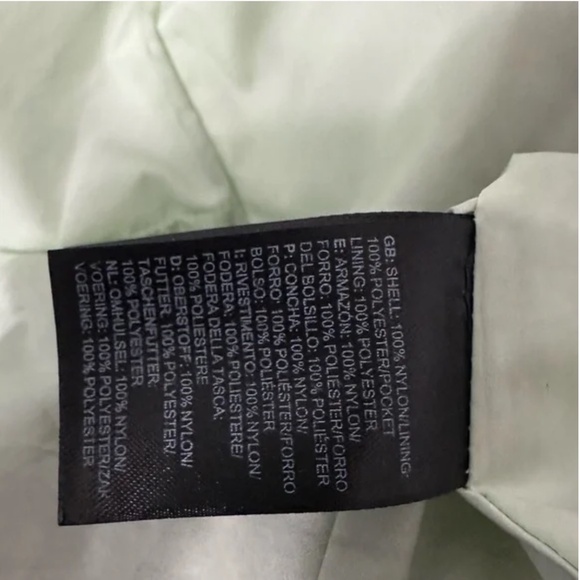 The North Face Adjustable Green Rain Jacket (S) - Picture 8 of 13